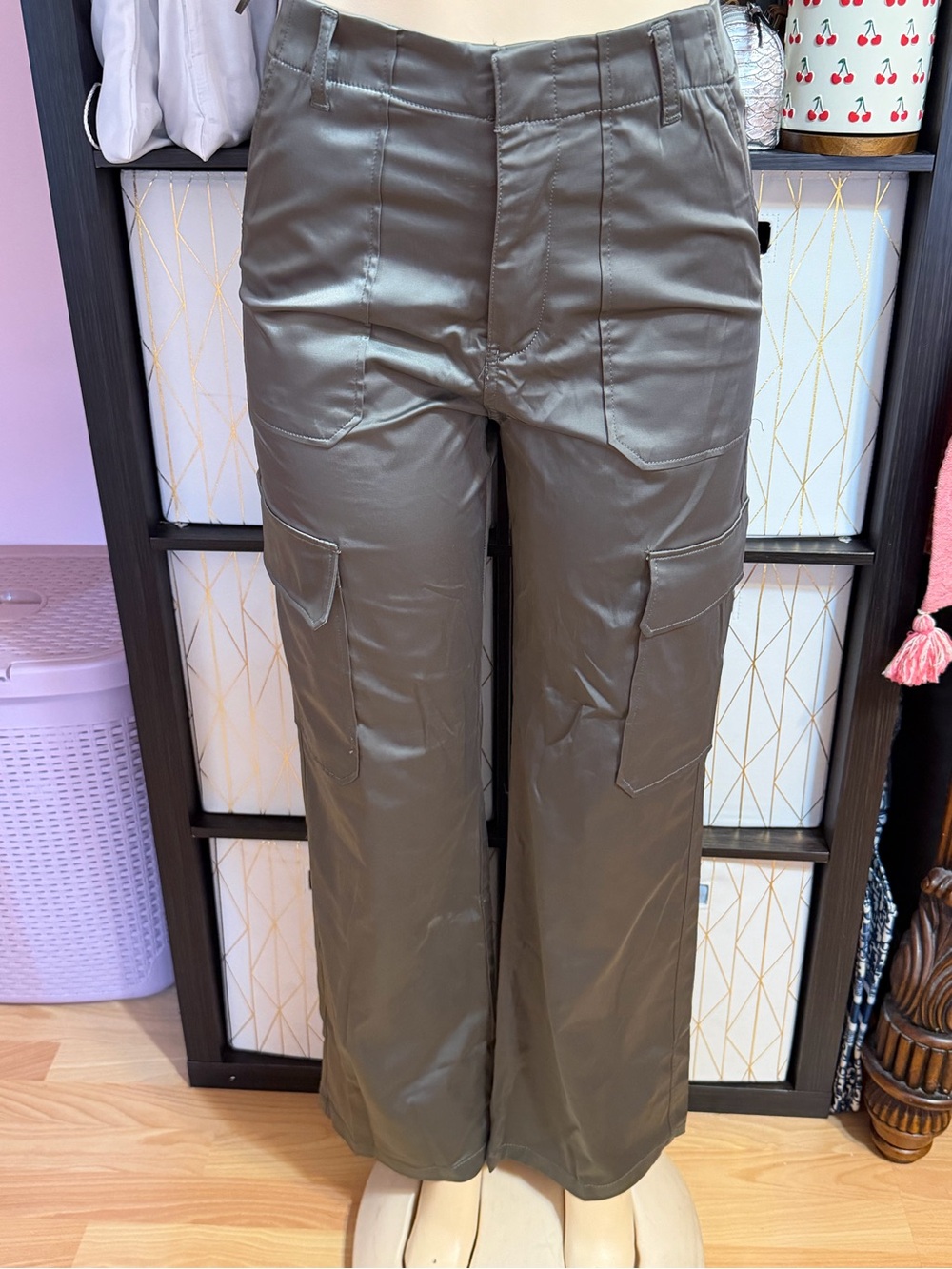 Zara women Olive Cargo Pants